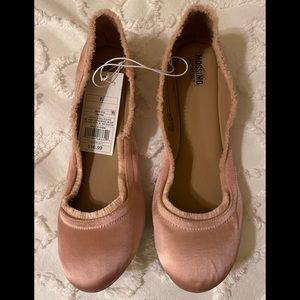 Women’s slip on satin shoes